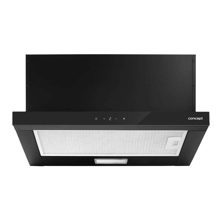 Concept OPV3860bc - Výsuvný digestor 60 cm čierny
