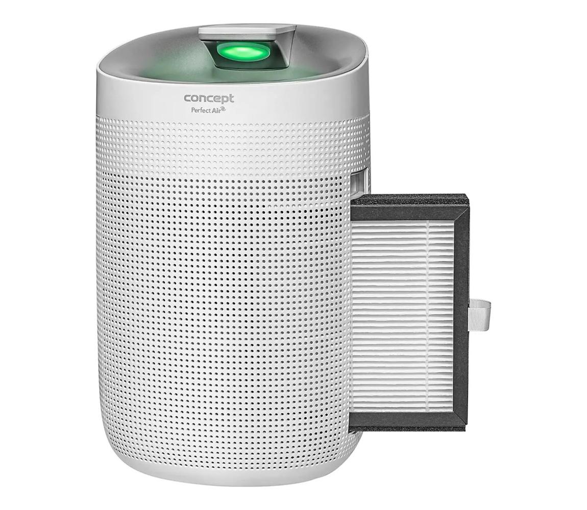 Concept OV1200 - Odvlhčovač a čistička vzduchu PERFECT AIR 1 l 45W/230V biela ov1200