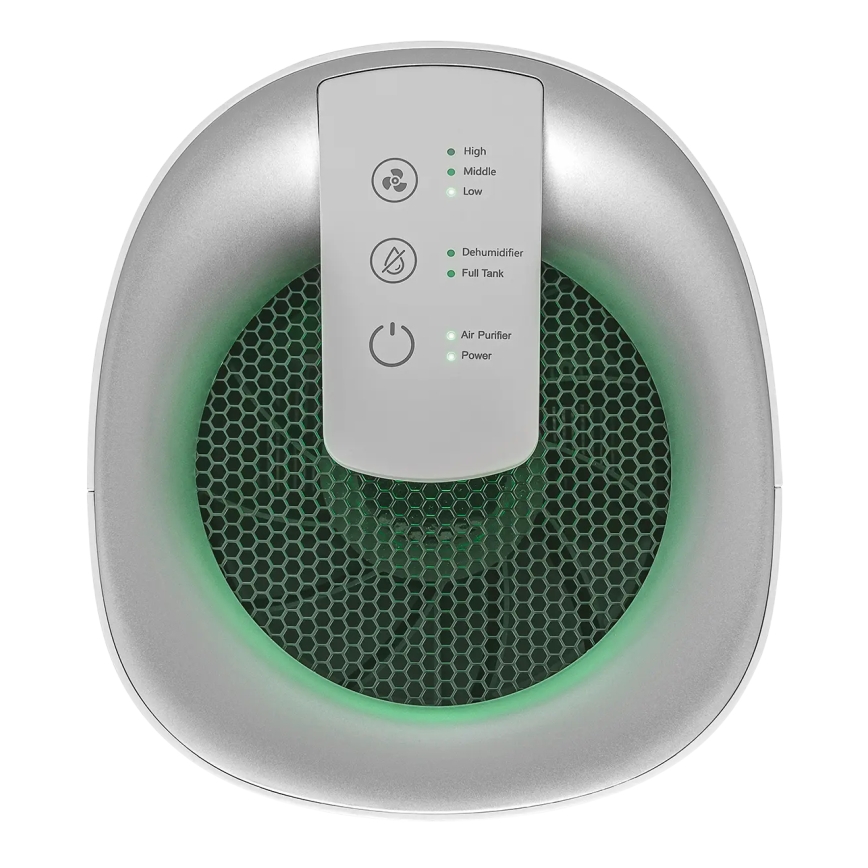 Concept OV1200 - Odvlhčovač a čistička vzduchu PERFECT AIR 1 l 45W/230V biela