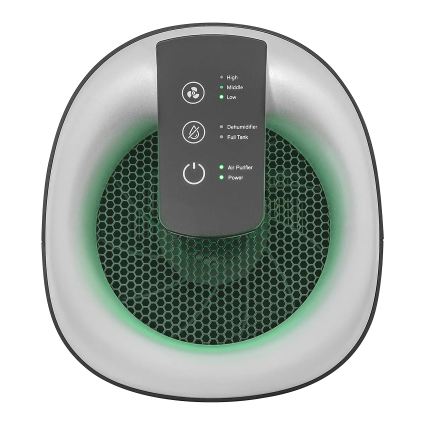 Concept OV1210 - Odvlhčovač a čistička vzduchu PERFECT AIR 1 l 45W/230V čierna