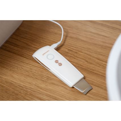 Concept PO2030 - Kozmetická ultrazvuková špachtľa PERFECT SKIN 2,5W/5V USB 600 mAh biela