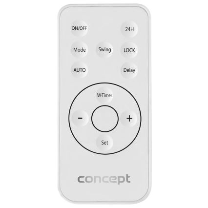 Concept QH4000 - Elektrický ohrievač 1000/2000 W IP22 biely + diaľkové ovládanie