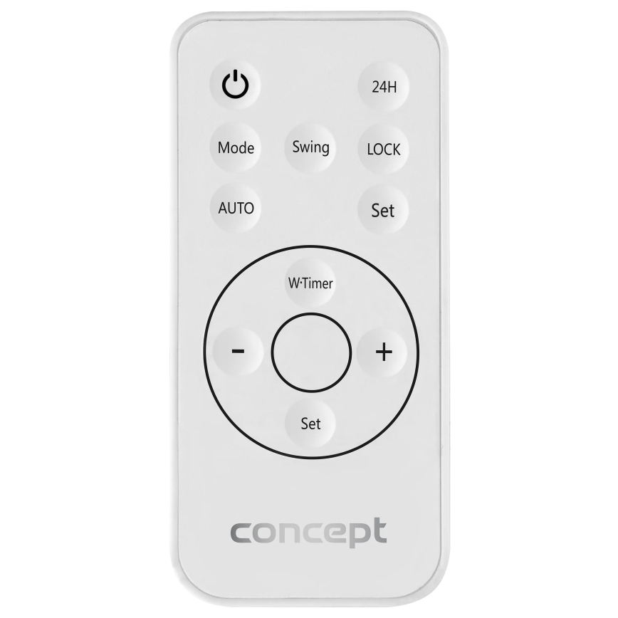 Concept QH4100 - Elektrický ohrievač 1000/2000W Wi-Fi IP22 sivý + diaľkové ovládanie