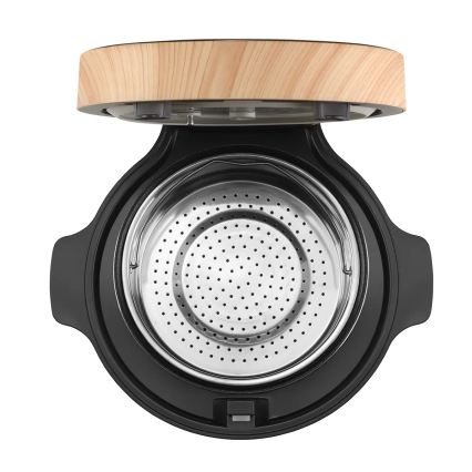 Concept RE4040 - Digitálny ryžovar 2v1 450 W/230 V 2 l čierny/drevený dekor