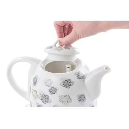 Concept RK0010ne - Rýchlovarná kanvica 1 l 1100W/230V biela/keramika