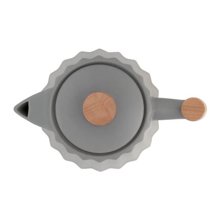 Concept RK0092 - Rýchlovarná kanvica 1,5 l 1500W/230V tmavošedá/drevený dekor/keramika