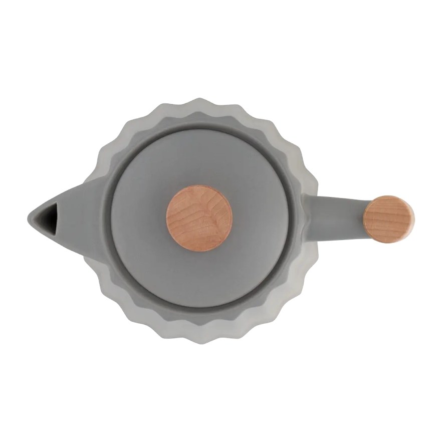 Concept RK0092 - Rýchlovarná kanvica 1,5 l 1500W/230V tmavošedá/drevený dekor/keramika