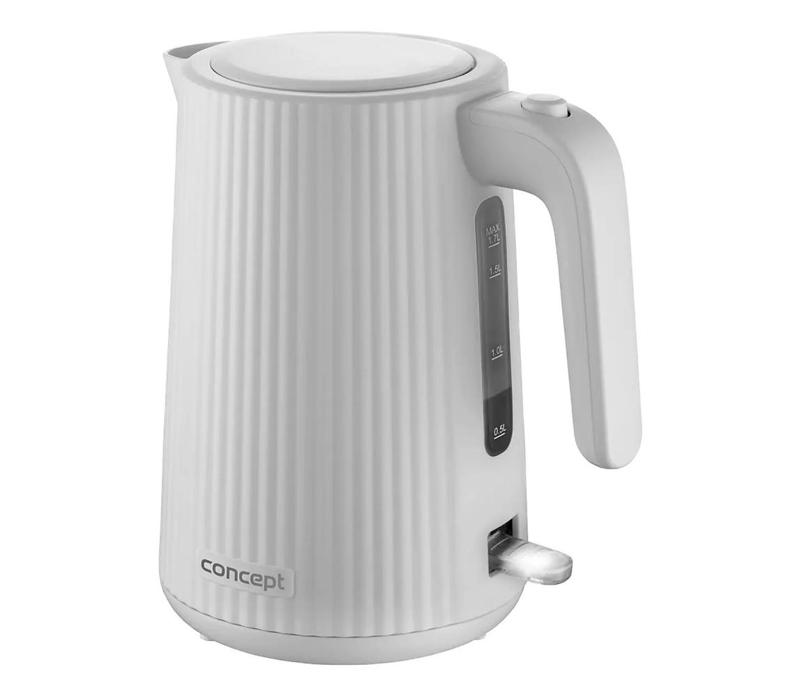 Concept RK2390 - Rýchlovarná kanvica 1,7 l 2200 W/230 V biela rk2390