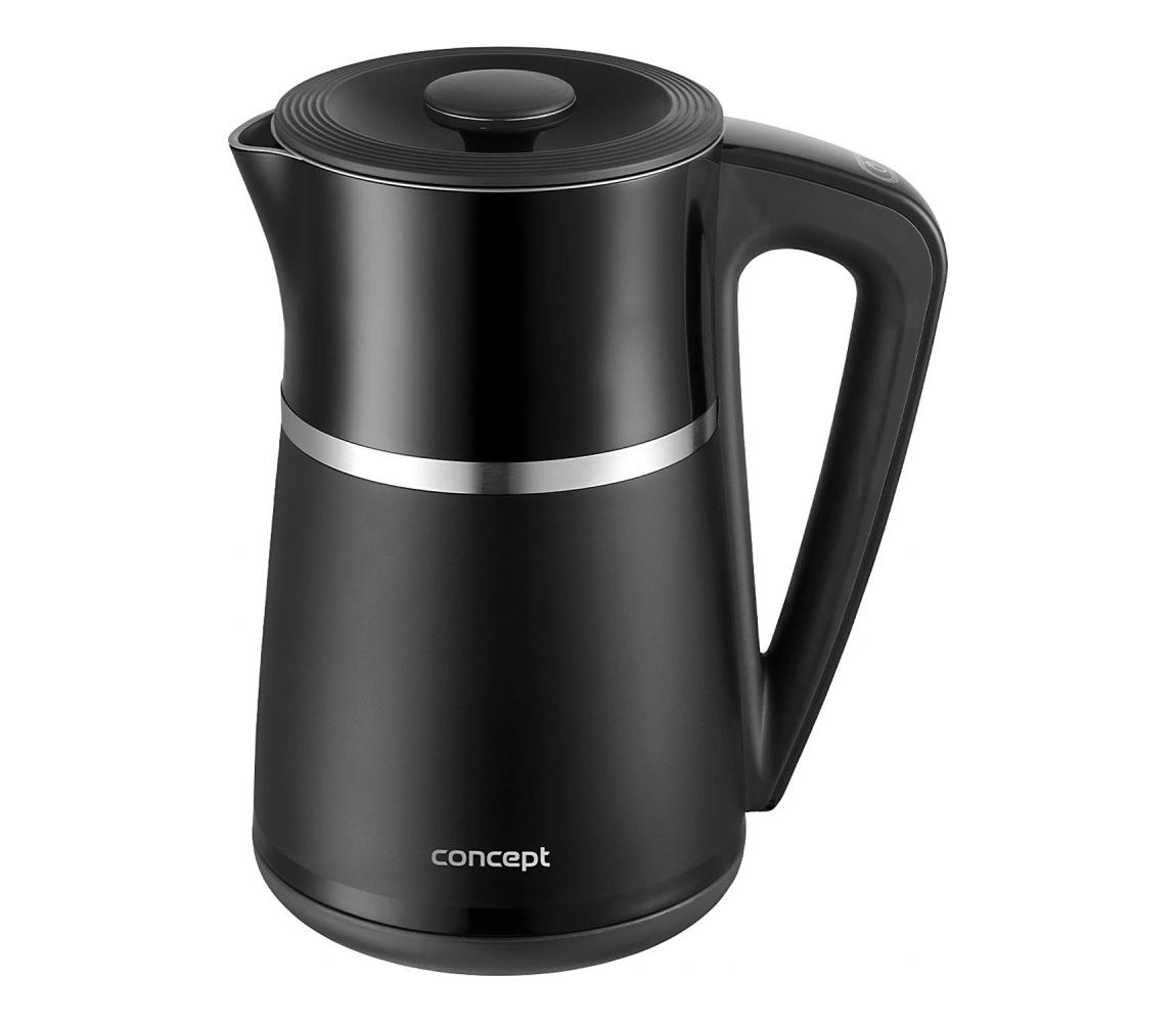 Concept RK3100 - Rýchlovarná kanvica s termoreguláciou 1,7 l 2200W/230V čierna rk3100