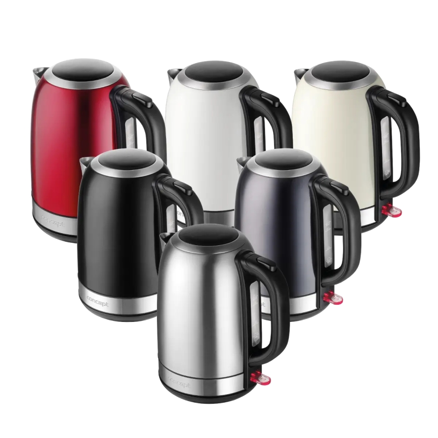 Concept RK3240 - Rýchlovarná kanvica 1,7 l 2200W/230V nerez