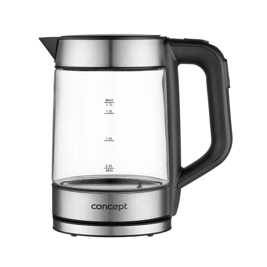 Concept RK4067 - Rýchlovarná kanvica s reguláciou teploty 1,7 l 2200W/230V nerezová