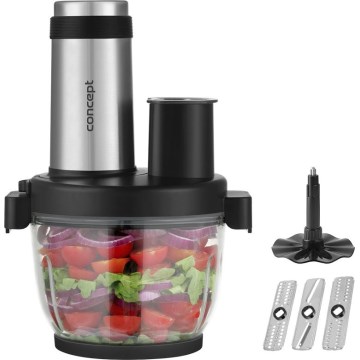 Concept RM3300 - Kuchynský robot so strúhadlom 1000W/230V čierna/nerez