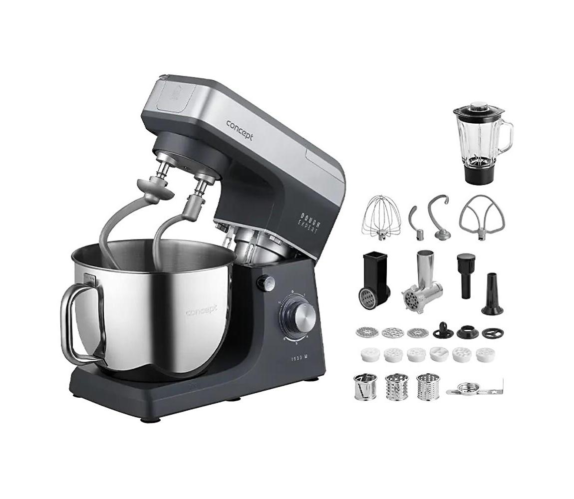 Concept RM6000 - Kuchynský robot DOUGH EXPERT 1900W/230V antracit/nerez RM6000