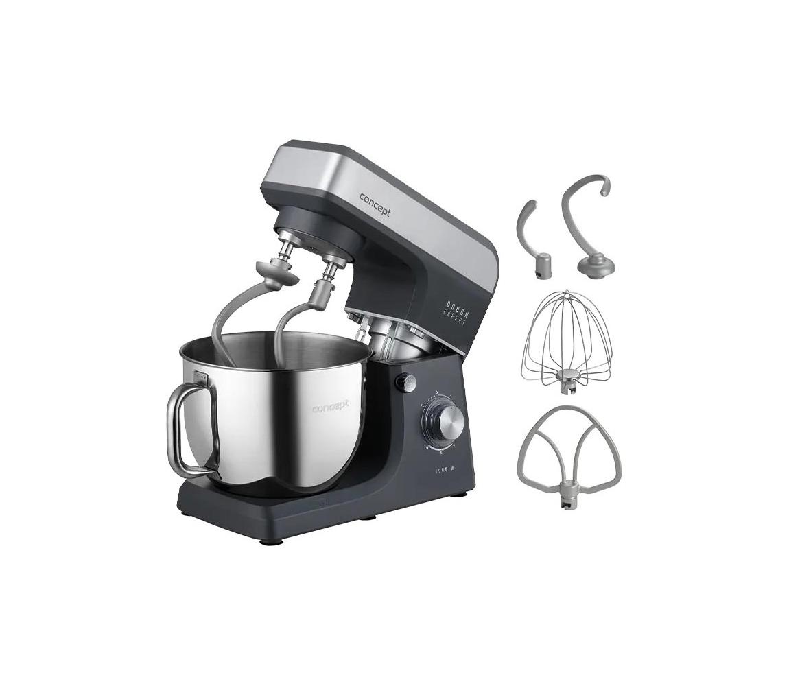 Concept RM6010 - Kuchynský robot DOUGH EXPERT 1900 W/230 V antracit/nerez RM6010