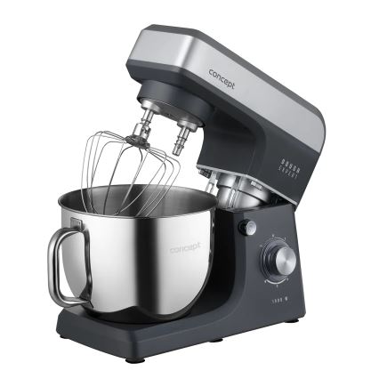 Concept RM6010 - Kuchynský planetárny robot DOUGH EXPERT 1900W/230V antracit/nerez