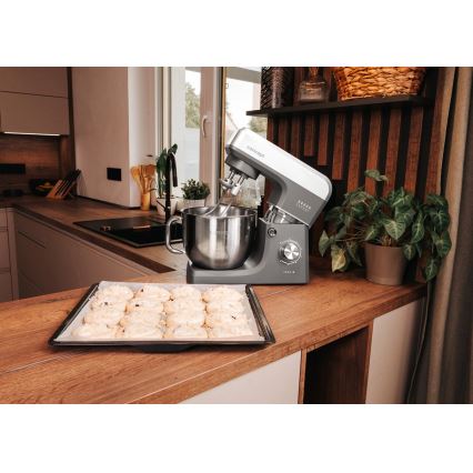 Concept RM6010 - Kuchynský planetárny robot DOUGH EXPERT 1900W/230V antracit/nerez