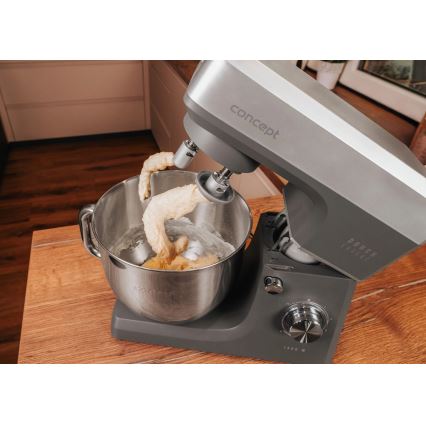Concept RM6010 - Kuchynský planetárny robot DOUGH EXPERT 1900W/230V antracit/nerez