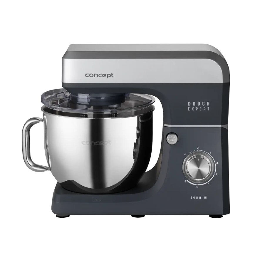 Concept RM6010 - Kuchynský planetárny robot DOUGH EXPERT 1900W/230V antracit/nerez