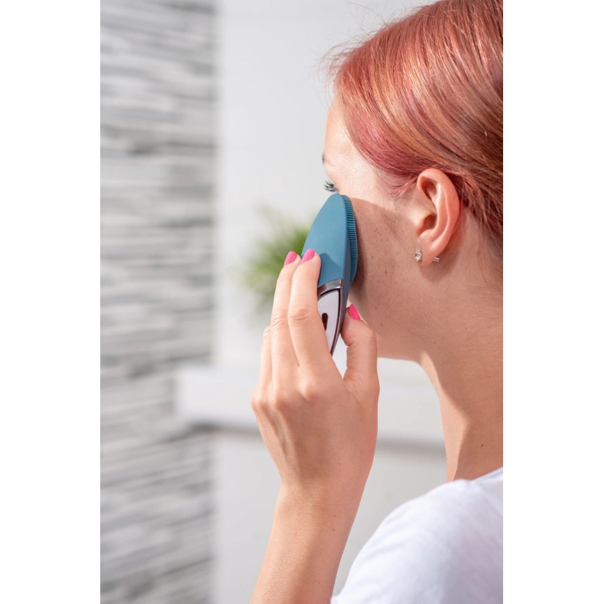 Concept SK9100 - Čistiaca kefka na pleť SONIVIBE 2W/5V 250 mAh IPX7 modrá