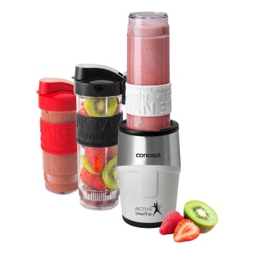 Concept SM3380 - Smoothie mixér s príslušenstvom ACTIVE SMOOTHIE 500W/230V biela