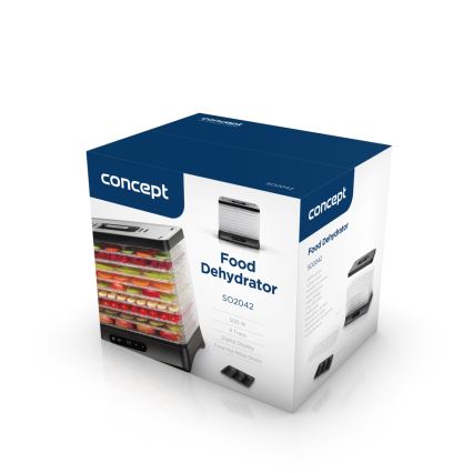 Concept SO2042 - Sušička potravín 500W/230V čierna + silikónová forma