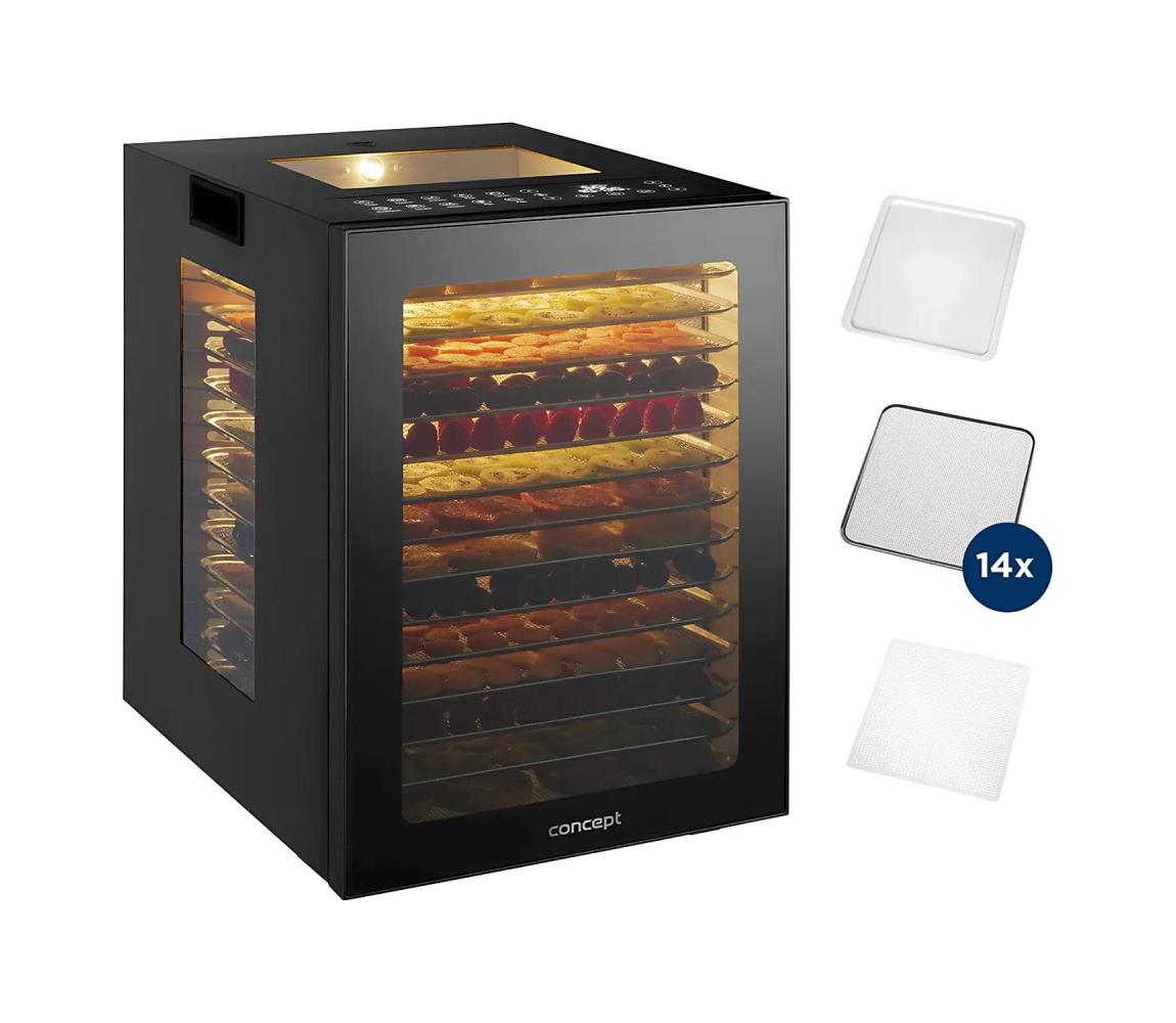 Concept SO5000 - Sušička potravín 850W/230V čierna so5000