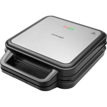 Concept SV3080 - Tostovač FAMILY 3v1 1200W/230V čierna/nerez