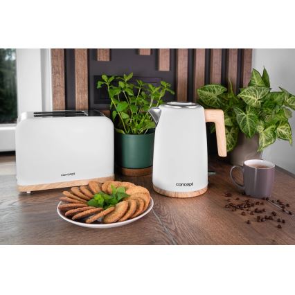 Concept TE2015 - Hriankovač s dvoma otvormi 930W/230V biely