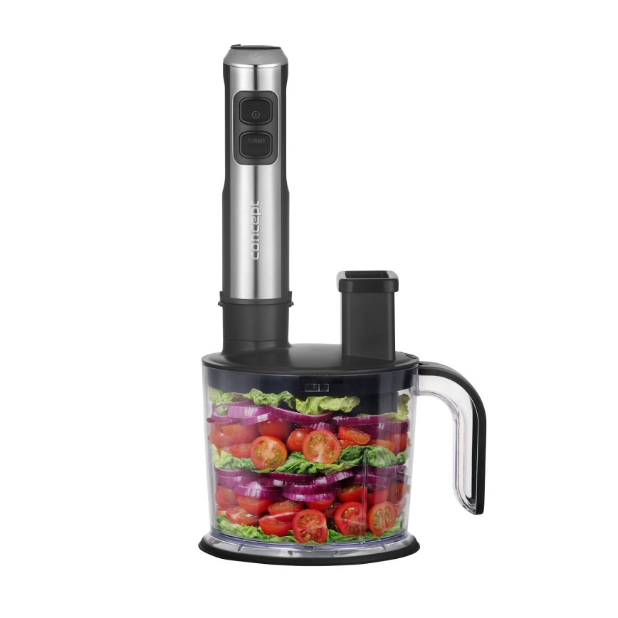 Concept TM5500 - Tyčový mixér s príslušenstvom 1500W/230V čierna/nerez