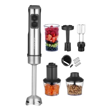 Concept TM5510 - Tyčový mixér s príslušenstvom 1500W/230V čierna/nerez