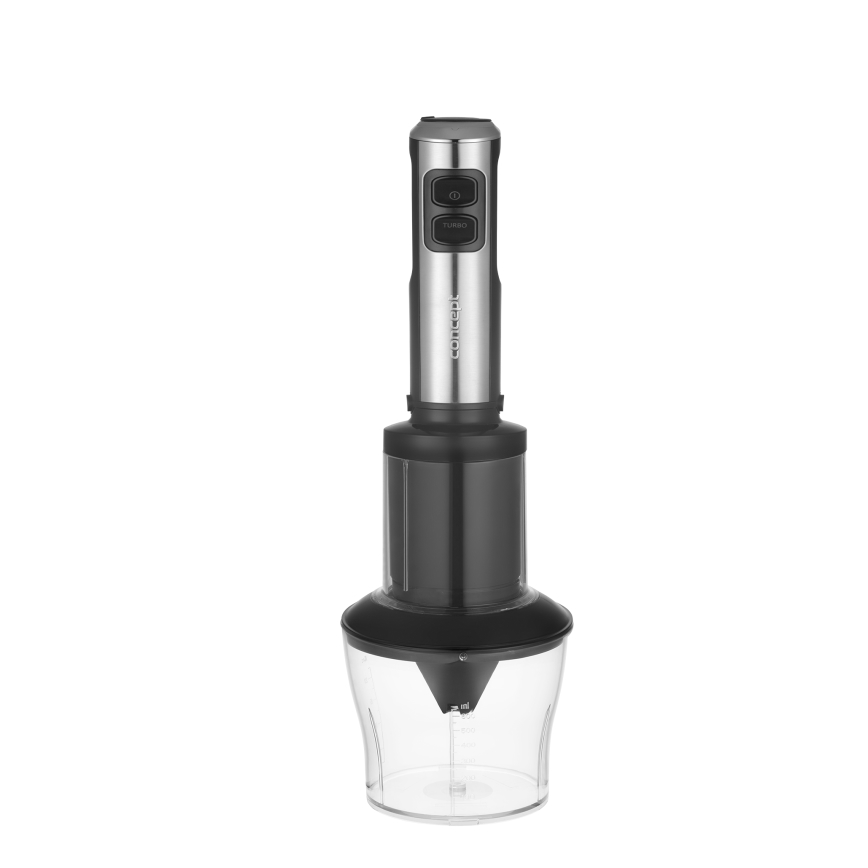 Concept TM5510 - Tyčový mixér s príslušenstvom 1500W/230V čierna/nerez