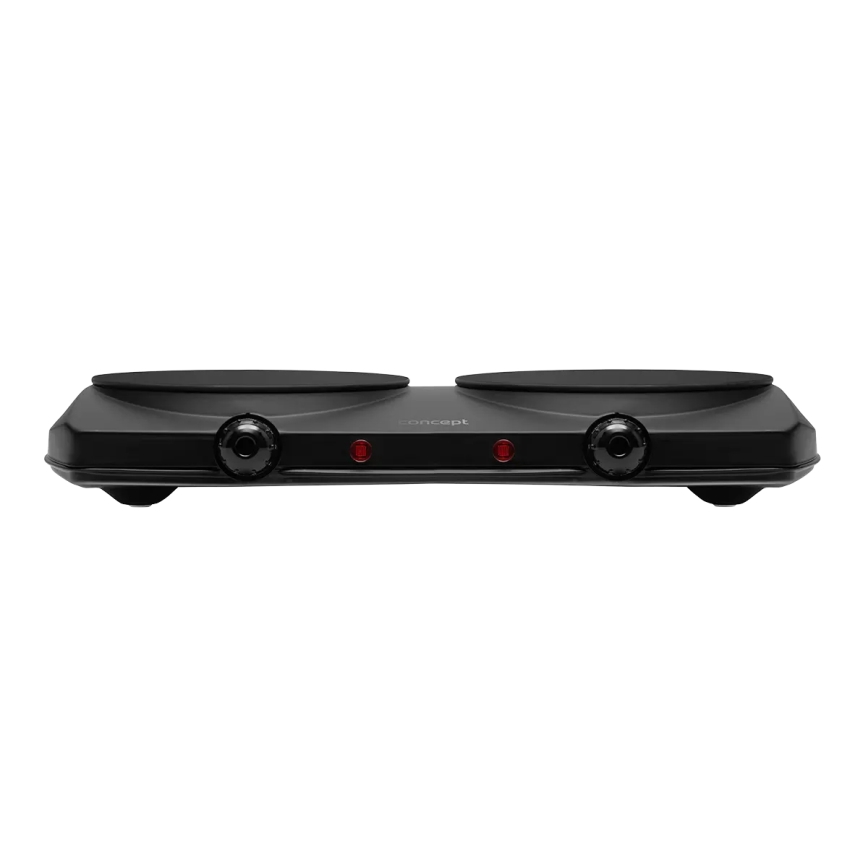 Concept VE3060 - Dvojplatničkový varič 2500W/230V čierny