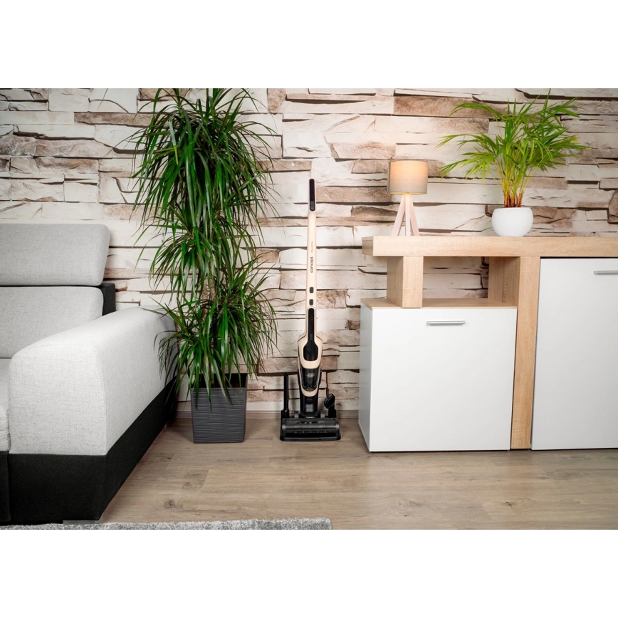 Concept VP4220 - Bezdrôtový tyčový vysávač 3 v 1 AQUAGLIDE 160W/28,8V 2200 mAh béžová