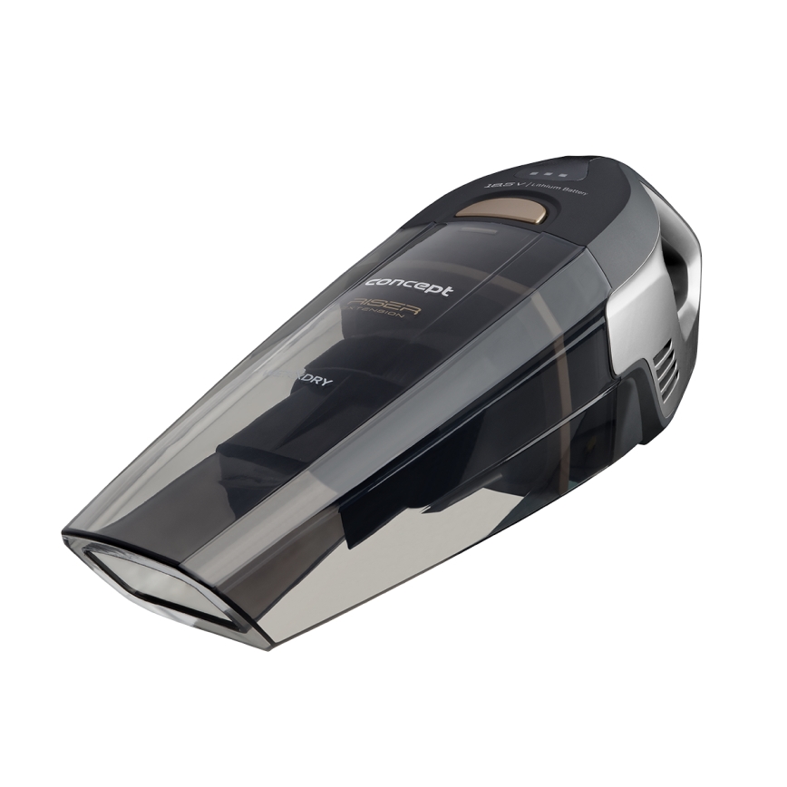 Concept VP4353 - Ručný vysávač WET & DRY RISER EXTENSION 110W/18,5V 2200 mAh čierna