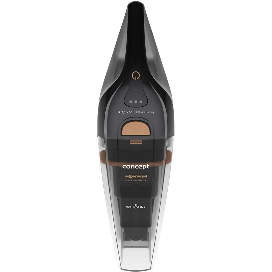 Concept VP4353 - Ručný vysávač WET & DRY RISER EXTENSION 110W/18,5V 2200 mAh čierna