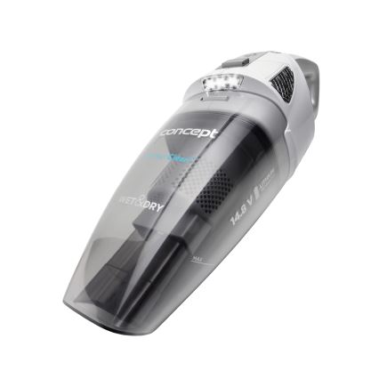 Concept VP4370 - Ručný vysávač WET & DRY PERFECT CLEAN 90W/14,8V 2200 mAh biela