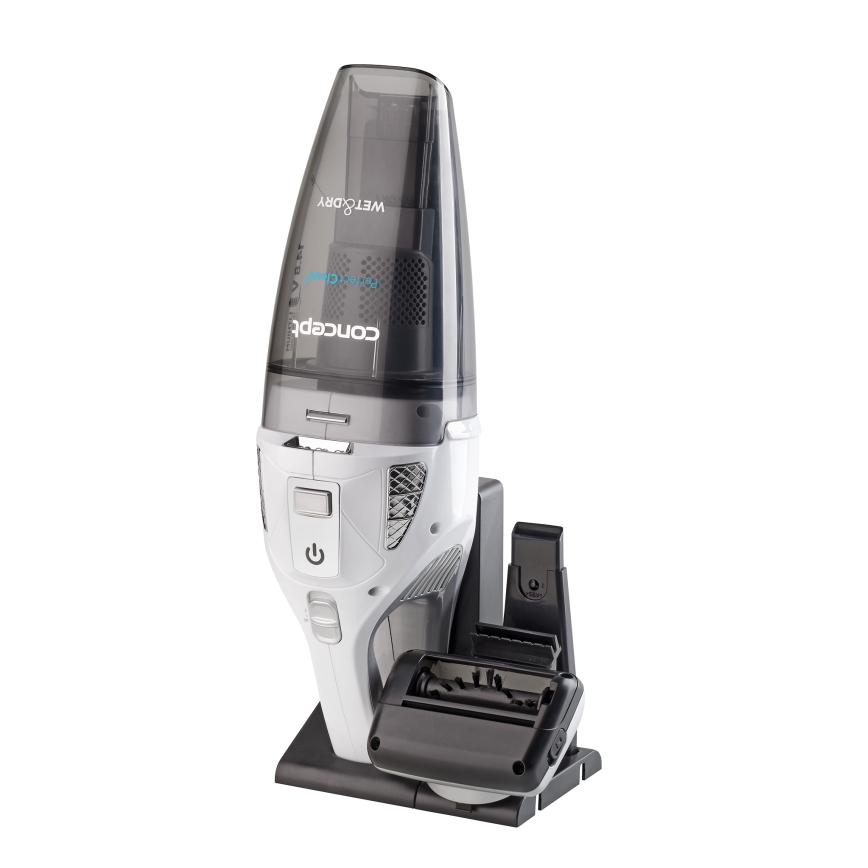 Concept VP4370 - Ručný vysávač WET & DRY PERFECT CLEAN 90W/14,8V 2200 mAh biela