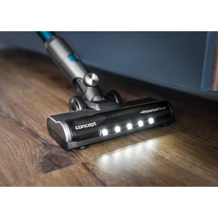 Concept VP6045 - Tyčový ručný vysávač 2v1 ICONIC SUCTION PRO 450W/29,6V 2500 mAh modrá