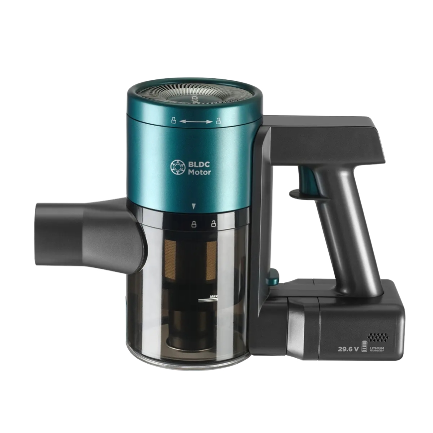 Concept VP6045 - Tyčový ručný vysávač 2v1 ICONIC SUCTION PRO 450W/29,6V 2500 mAh modrá