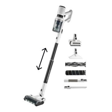 Concept VP6125 - tyčový a ručný vysávač 2 v 1 ICONIC Comfort Telescope, 400 W / 29,6 V, 2000 mAh, biely
