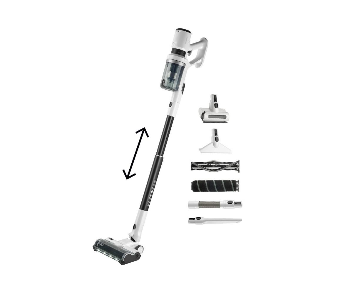 Concept VP6125-Tyčový ručný vysávač 2v1 ICONIC Comfort Telescope 400W/29,6V biela vp6125