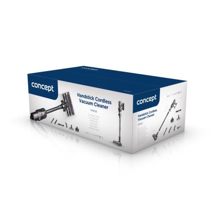 Concept VP6150 - Tyčový vysávač 3v1 ULTIMATE UV POWER 500W/29,6V 2200 mAh čierny