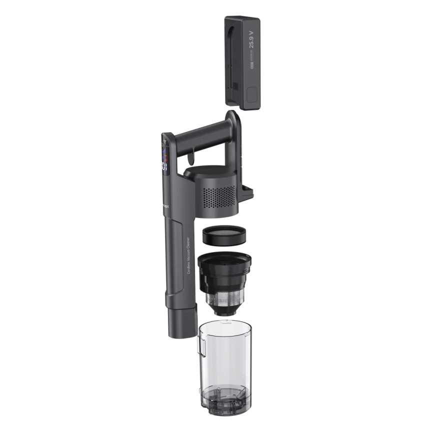 Concept VP6310 - Tyčový vysávač 3 v 1 ULTIMATE COMPLETE LIGHT 420 W/25,9 V 2200 mAh čierna