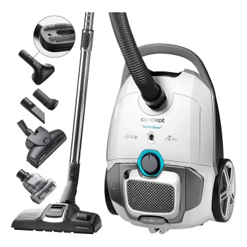 Concept VP8291 - Vrecový vysávač PERFECT CLEAN PET EXPERT 700W/230V biela