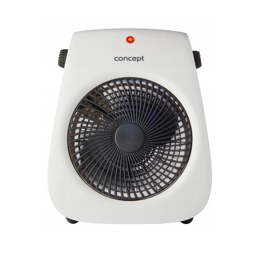 Concept VT7040 - ventilátor s ohrievacím telesom 1000/2000 W, 230 V, biela