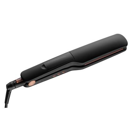 Concept VZ6010 - Parná žehlička na vlasy s LED displejom ELITE STEAM BOOST 54W/230V čierna