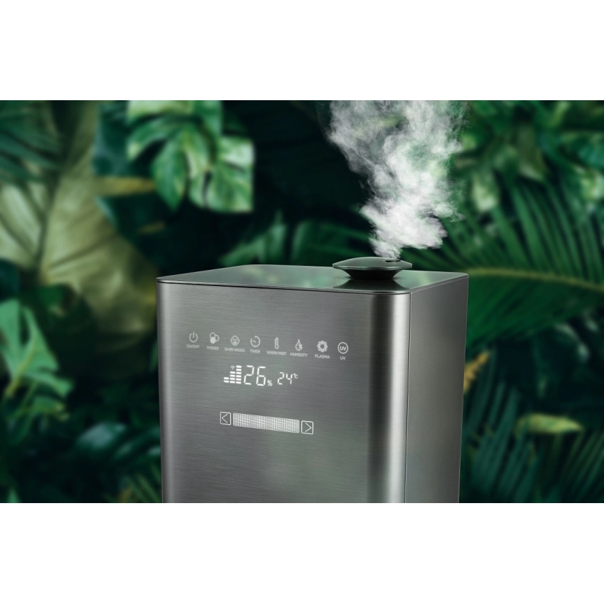 Concept ZV2021-  Zvlhčovač vzduchu s arómovým difuzérom PERFECT AIR SMART 4,6 l 110W/230V Wi-Fi antracit + diaľkové ovládanie