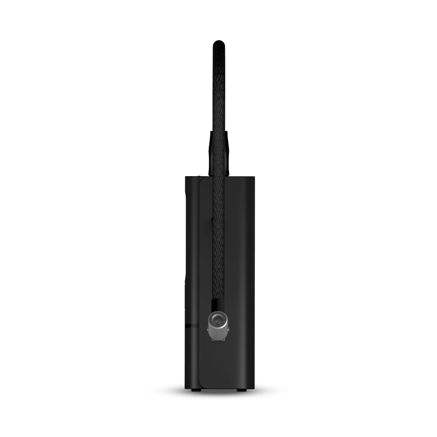 CONNECT IT CFF-4500-BK - Digitálny kapesný kompresor AirFlow 80W/6000 mAh čierna