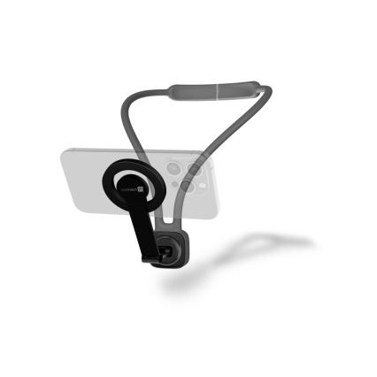CONNECT IT CFF-6020-GY - Flexibilný magnetický držiak telefónu na krk MagSafe