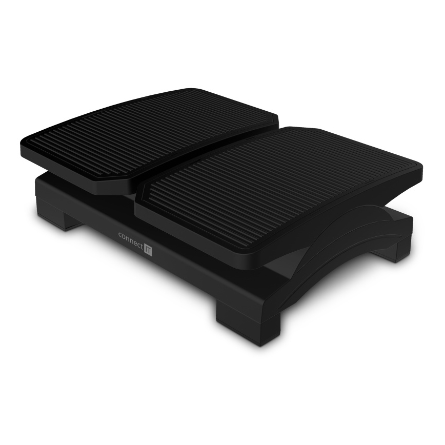 CONNECT IT CFH-4100-BK - Polohovateľná podložka pod nohy čierna